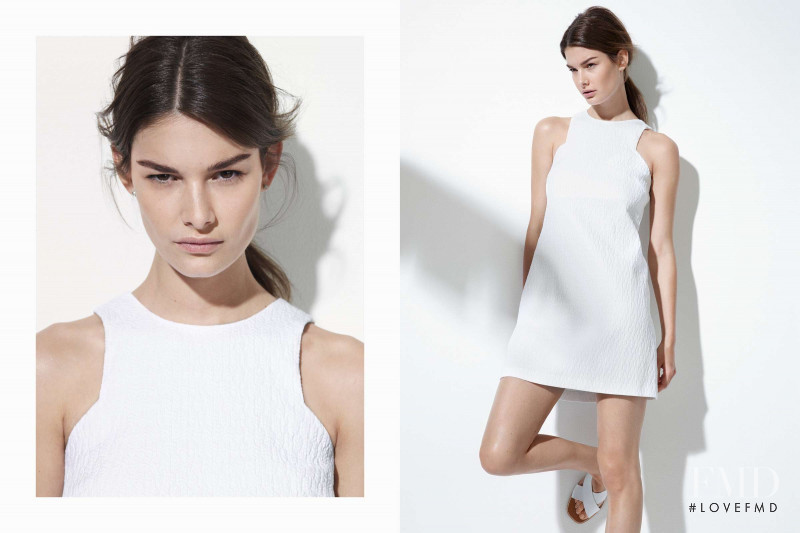 Ophélie Guillermand featured in  the H&M lookbook for Summer 2015