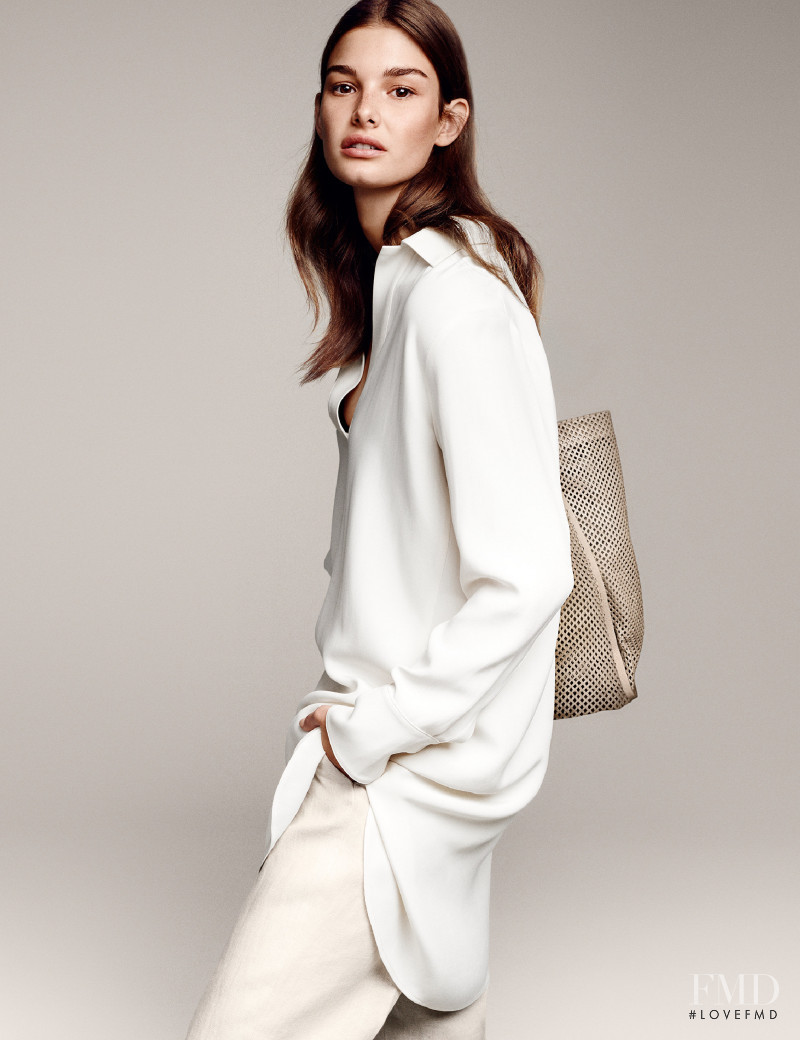 Ophélie Guillermand featured in  the H&M lookbook for Spring/Summer 2015