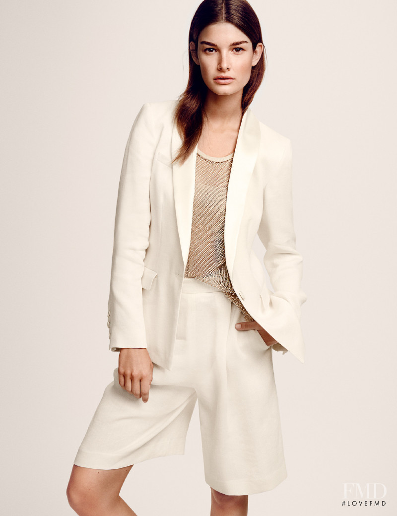 Ophélie Guillermand featured in  the H&M lookbook for Spring/Summer 2015