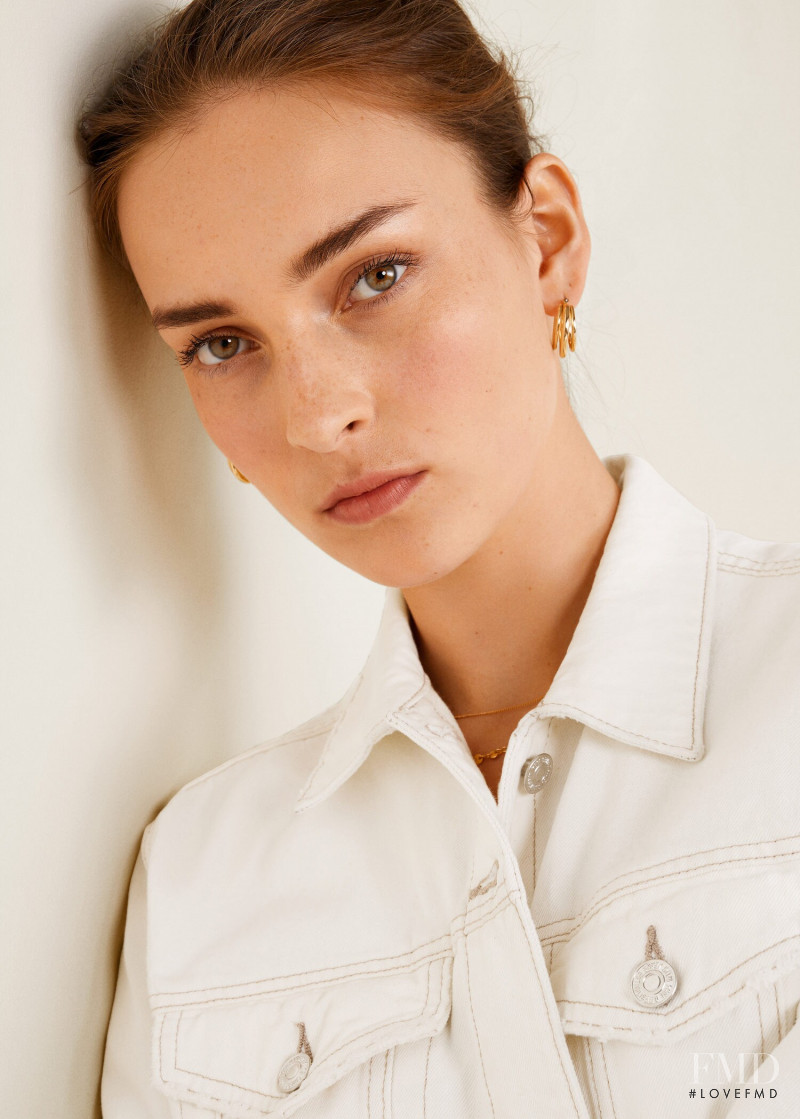 Julia Bergshoeff featured in  the Mango catalogue for Spring/Summer 2021