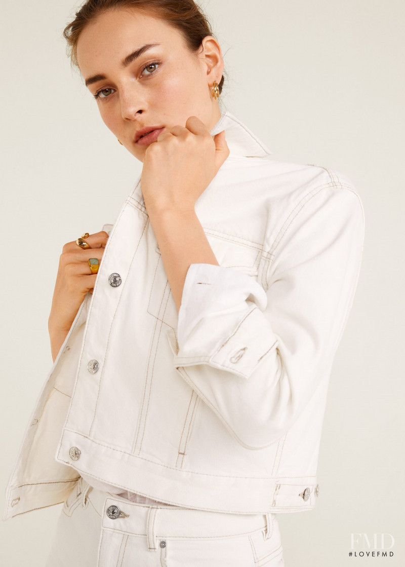 Julia Bergshoeff featured in  the Mango catalogue for Spring/Summer 2021