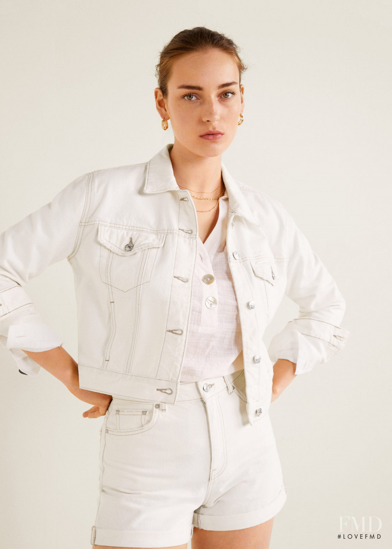 Julia Bergshoeff featured in  the Mango catalogue for Spring/Summer 2021