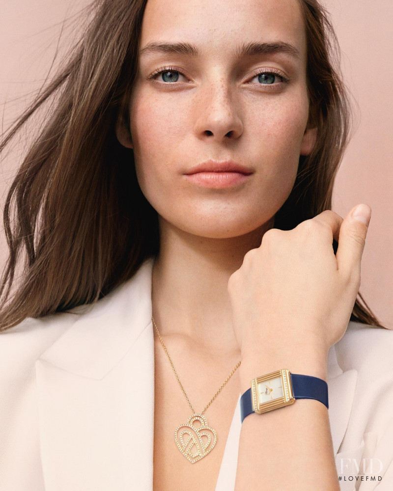 Julia Bergshoeff featured in  the Poiray advertisement for Summer 2022