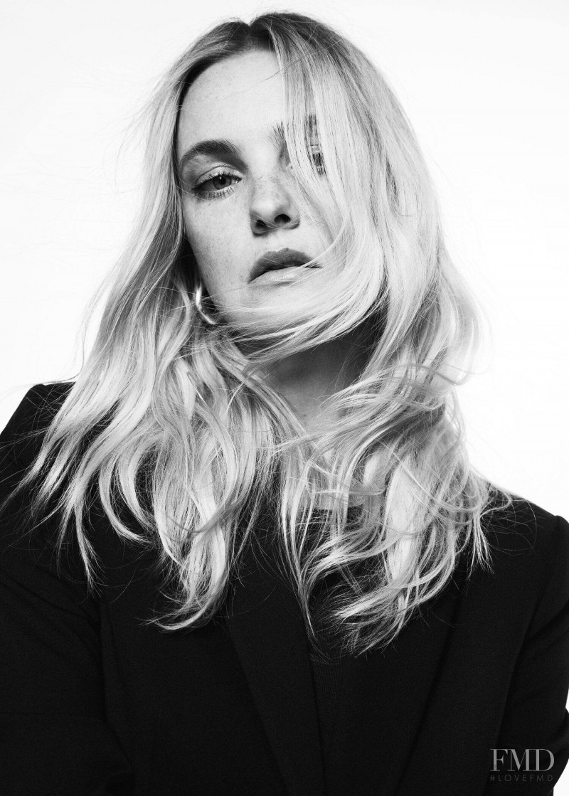 Caroline Trentini featured in  the Mango catalogue for Pre-Fall 2022