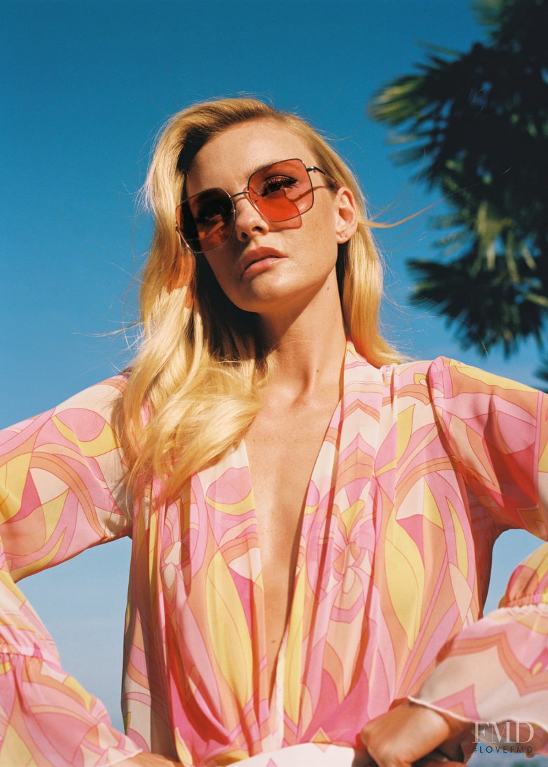 Caroline Trentini featured in  the Mango advertisement for Summer 2022