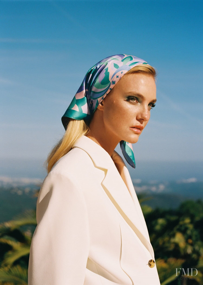 Caroline Trentini featured in  the Mango advertisement for Summer 2022