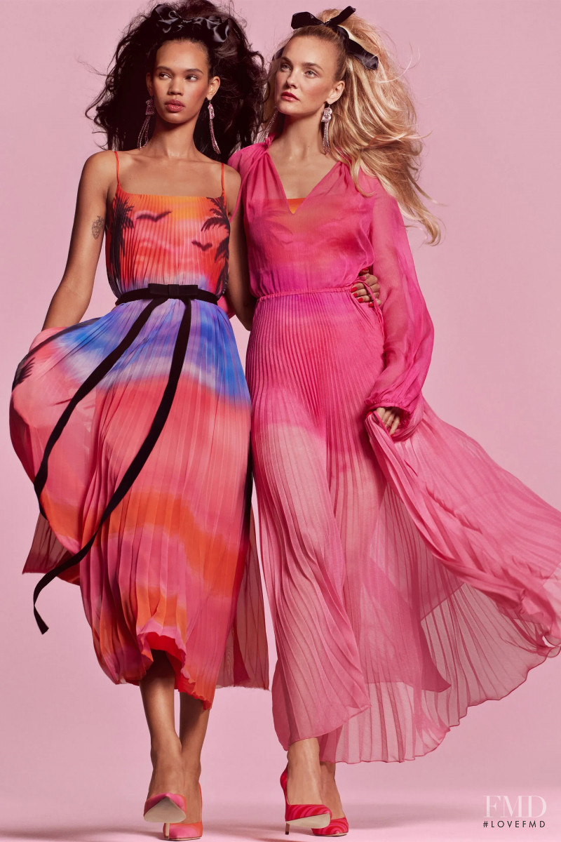 Caroline Trentini featured in  the Brandon Maxwell lookbook for Resort 2023