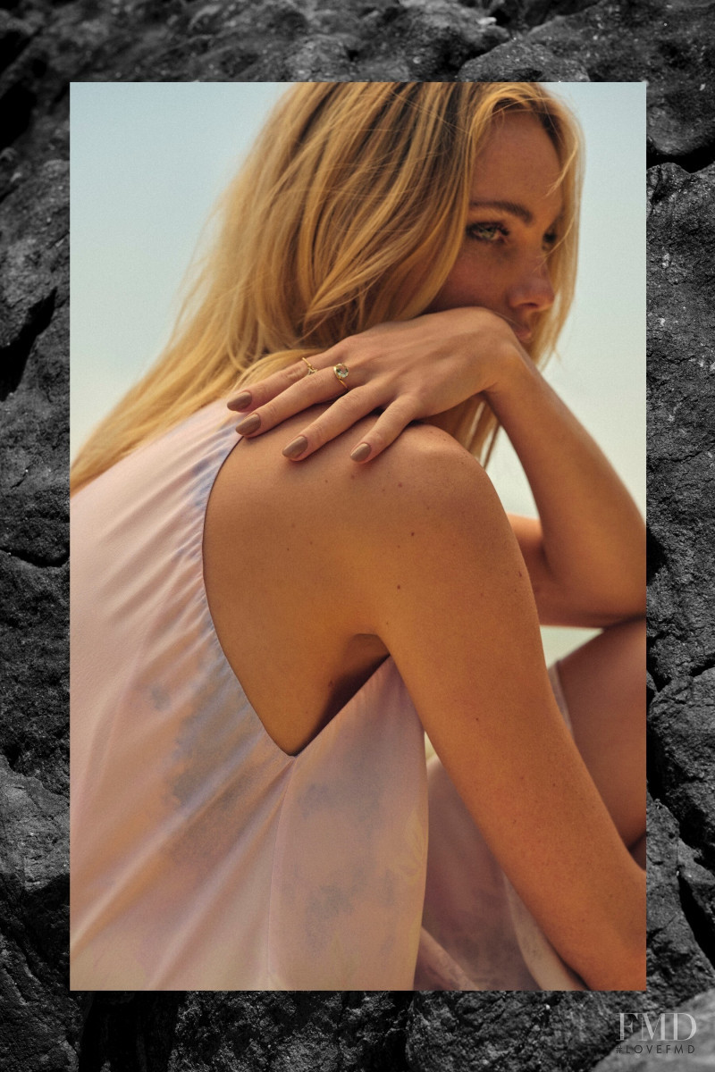 Caroline Trentini featured in  the Animale advertisement for Resort 2022