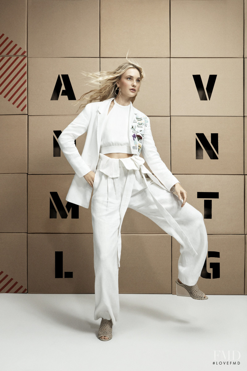 Caroline Trentini featured in  the Animale advertisement for Winter 2022