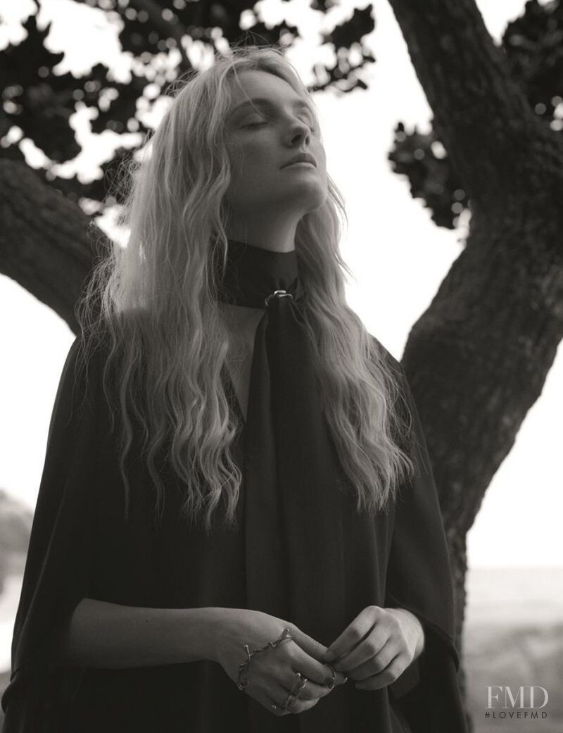 Caroline Trentini featured in  the Le Lis Blanc advertisement for Pre-Fall 2019