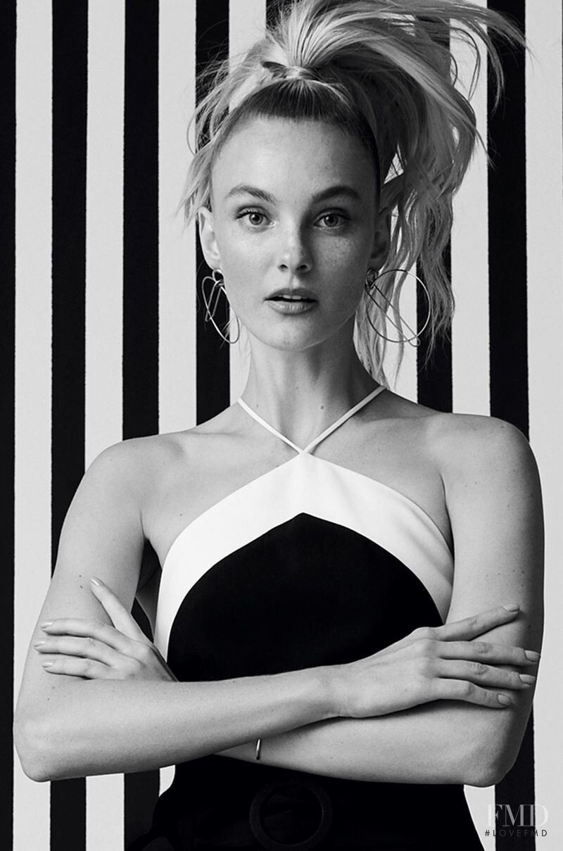 Caroline Trentini featured in  the Le Lis Blanc advertisement for Autumn/Winter 2019