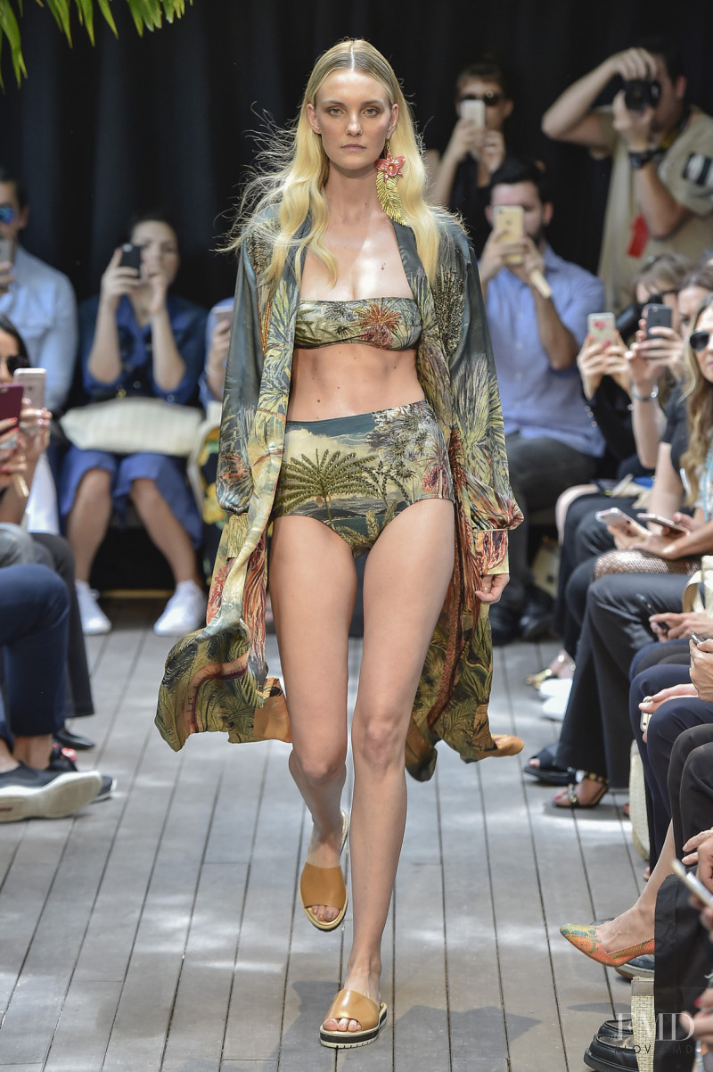 Caroline Trentini featured in  the Agua de Coco fashion show for Spring/Summer 2017