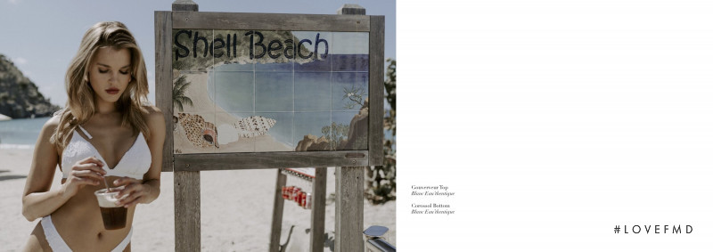 Joy Elizabeth Corrigan featured in  the Eau d’île | St Barth lookbook for Resort 2020