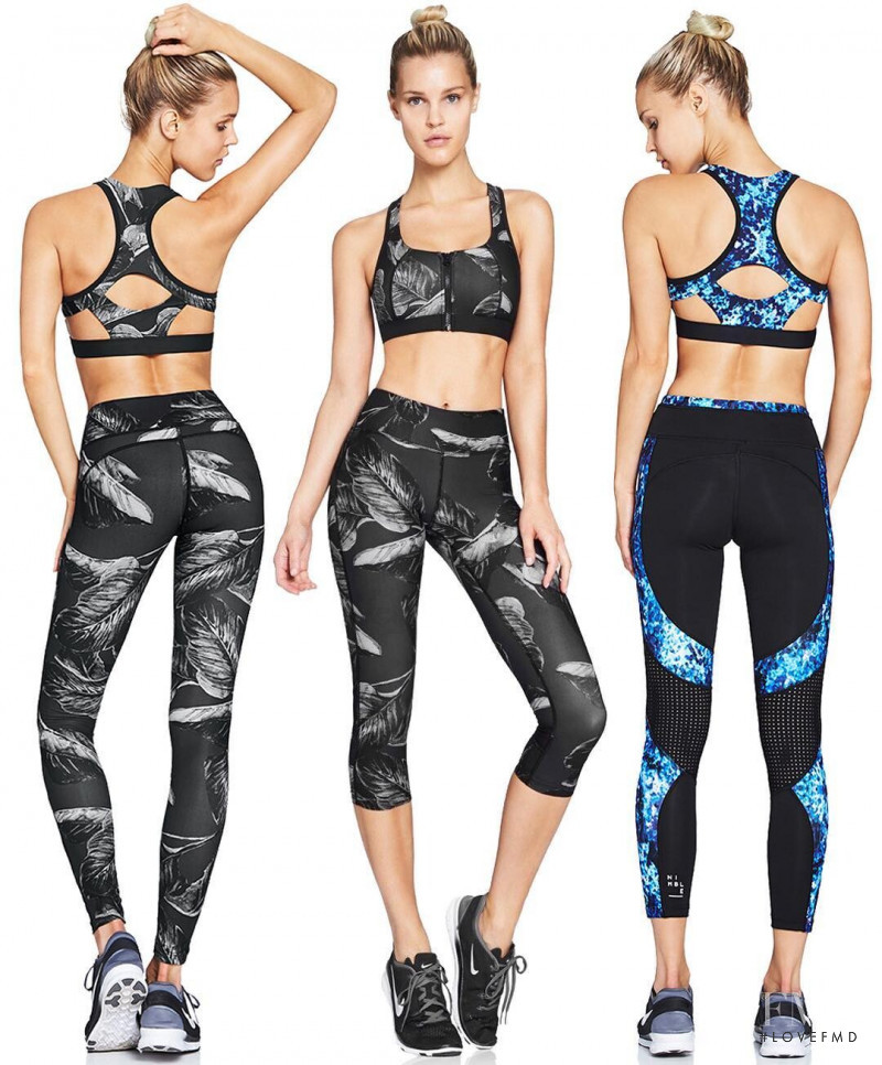 Joy Elizabeth Corrigan featured in  the Nimble Activewear lookbook for Spring/Summer 2022