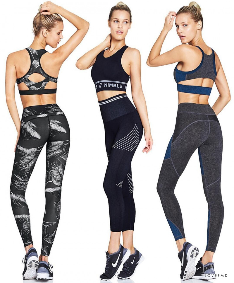 Joy Elizabeth Corrigan featured in  the Nimble Activewear lookbook for Spring/Summer 2022