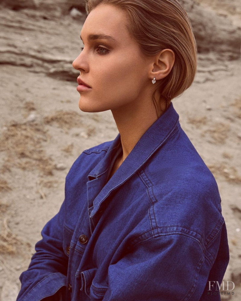 Joy Elizabeth Corrigan featured in  the Bleu de Vous lookbook for Spring/Summer 2022