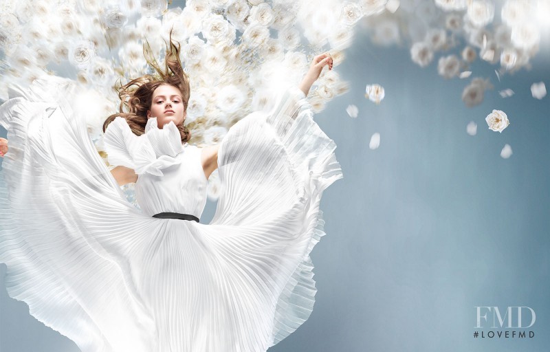 Esther Heesch featured in  the Jill Stuart Beauty "Crystal Bloom" Fragrance  advertisement for Autumn/Winter 2014