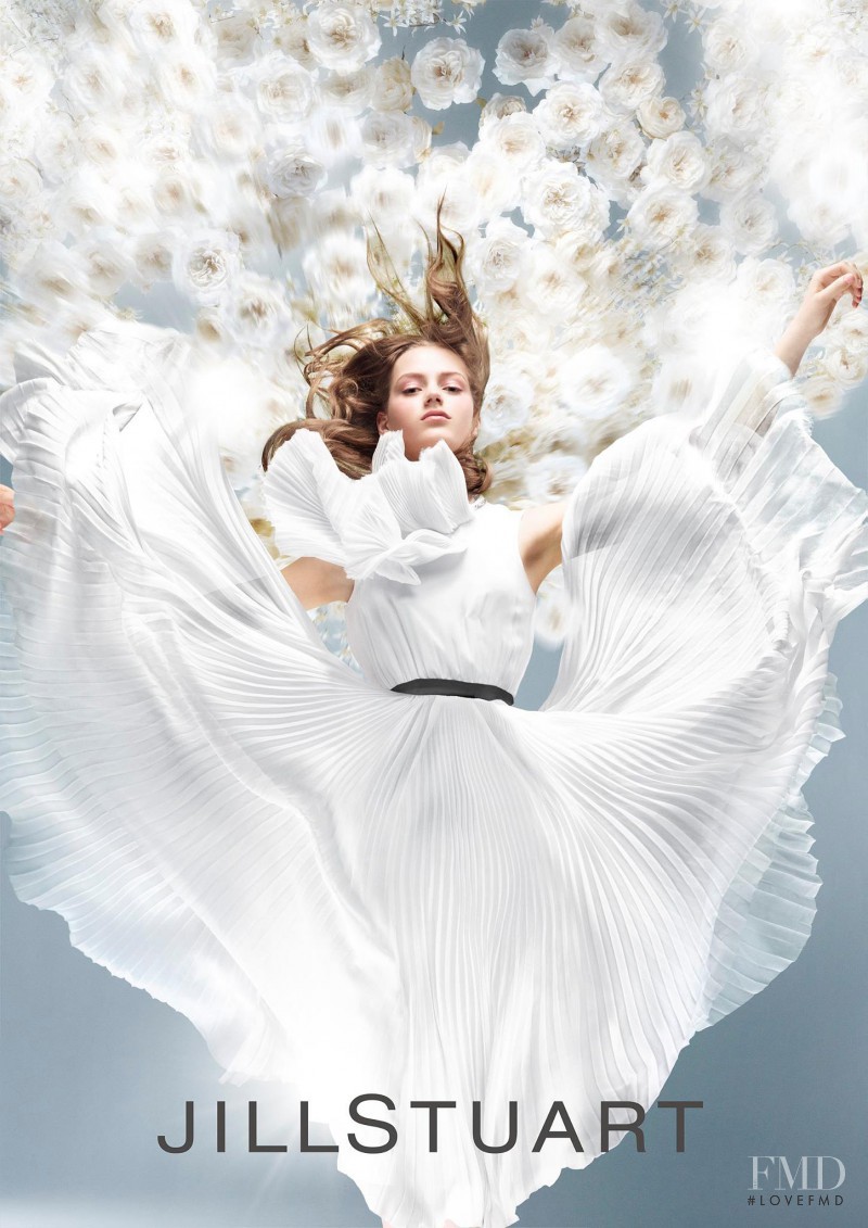 Esther Heesch featured in  the Jill Stuart Beauty "Crystal Bloom" Fragrance  advertisement for Autumn/Winter 2014