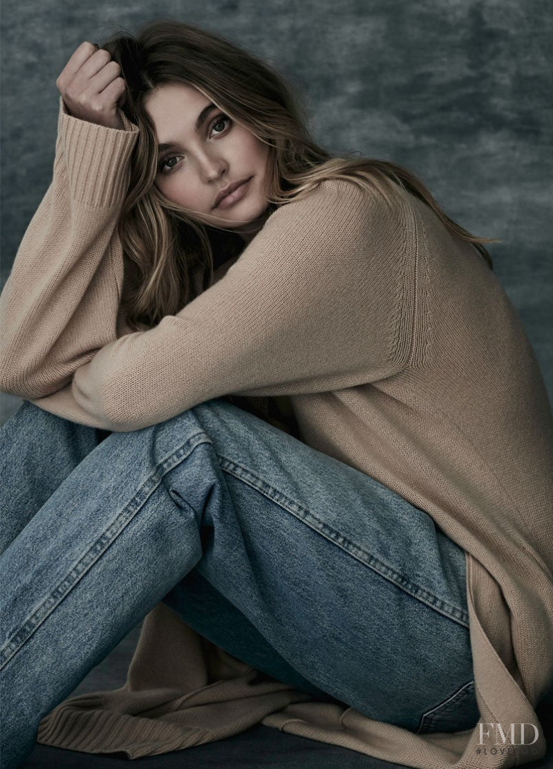 Roosmarijn de Kok featured in  the Naked Cashmere advertisement for Summer 2018