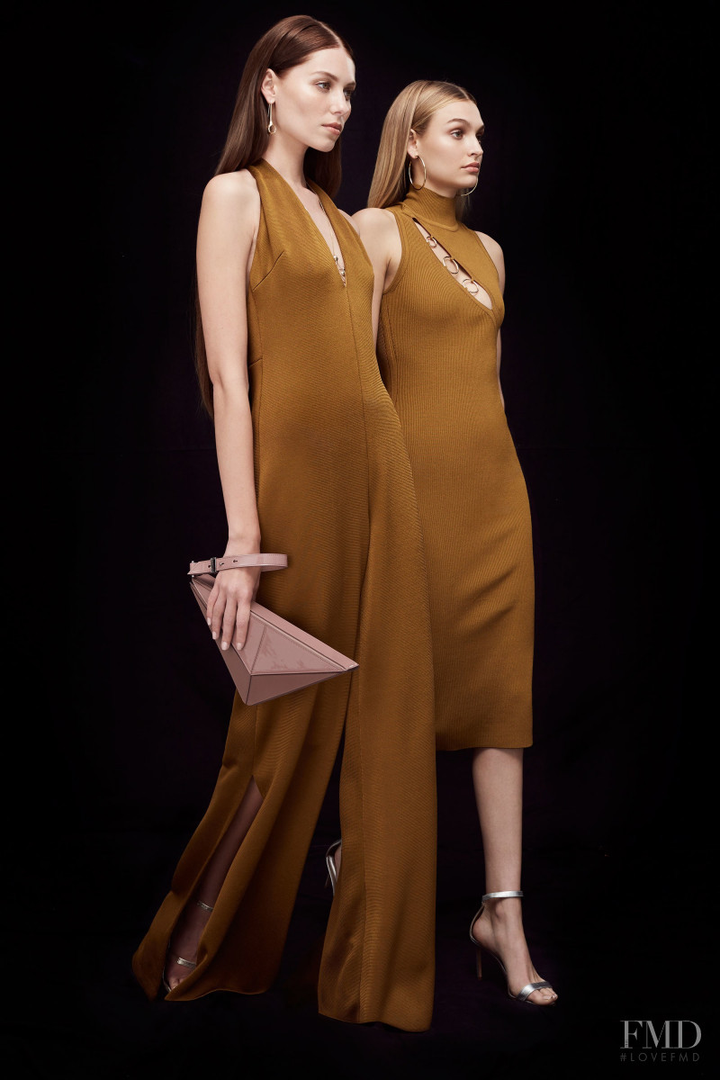 Roosmarijn de Kok featured in  the Cushnie Et Ochs lookbook for Resort 2018