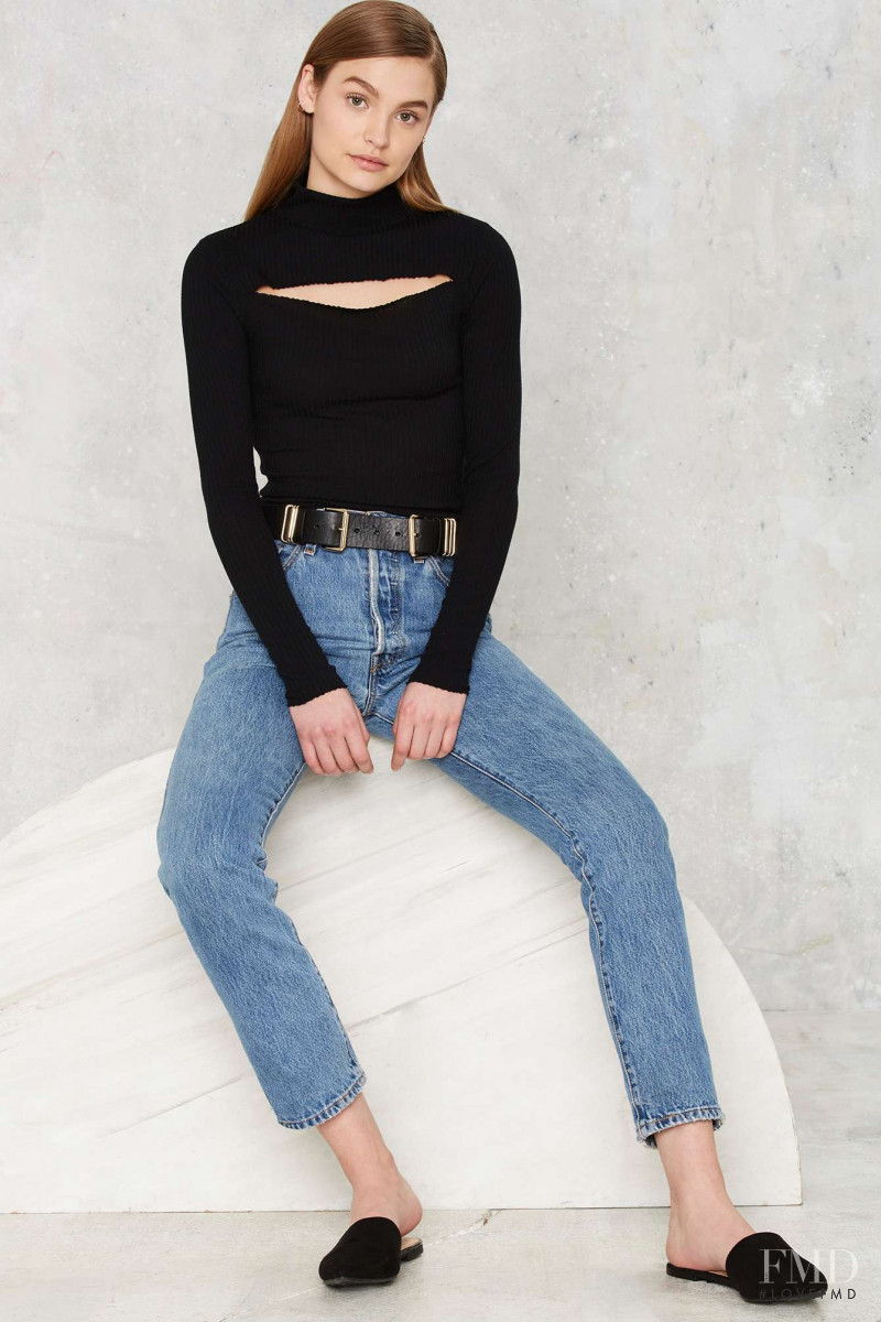 Roosmarijn de Kok featured in  the Nasty Gal catalogue for Spring 2016