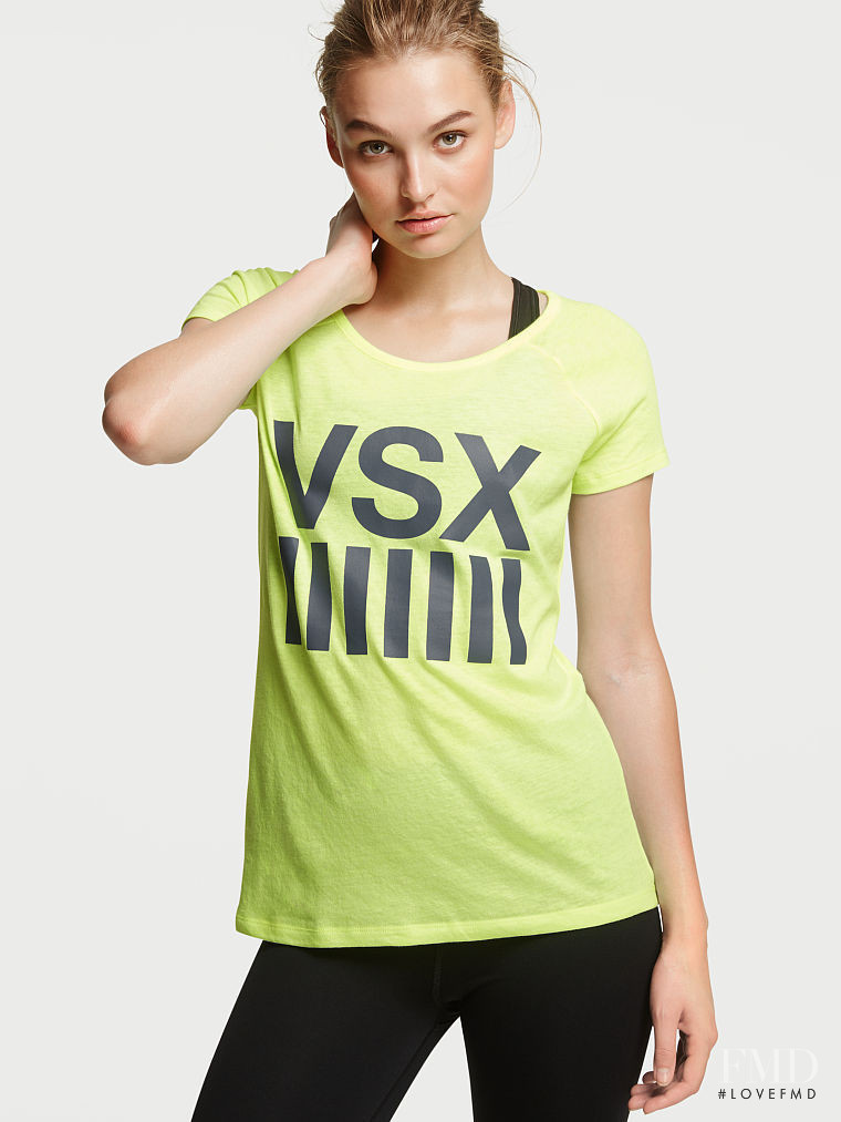 Roosmarijn de Kok featured in  the Victoria\'s Secret VSX catalogue for Autumn/Winter 2015