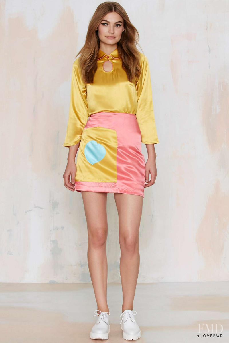 Roosmarijn de Kok featured in  the Nasty Gal catalogue for Autumn/Winter 2015