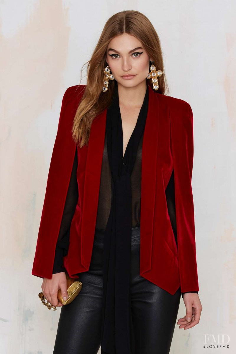 Roosmarijn de Kok featured in  the Nasty Gal catalogue for Autumn/Winter 2015