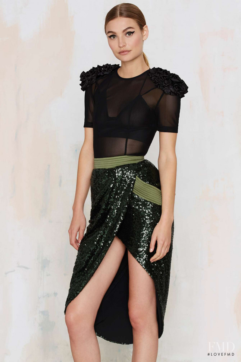 Roosmarijn de Kok featured in  the Nasty Gal catalogue for Autumn/Winter 2015