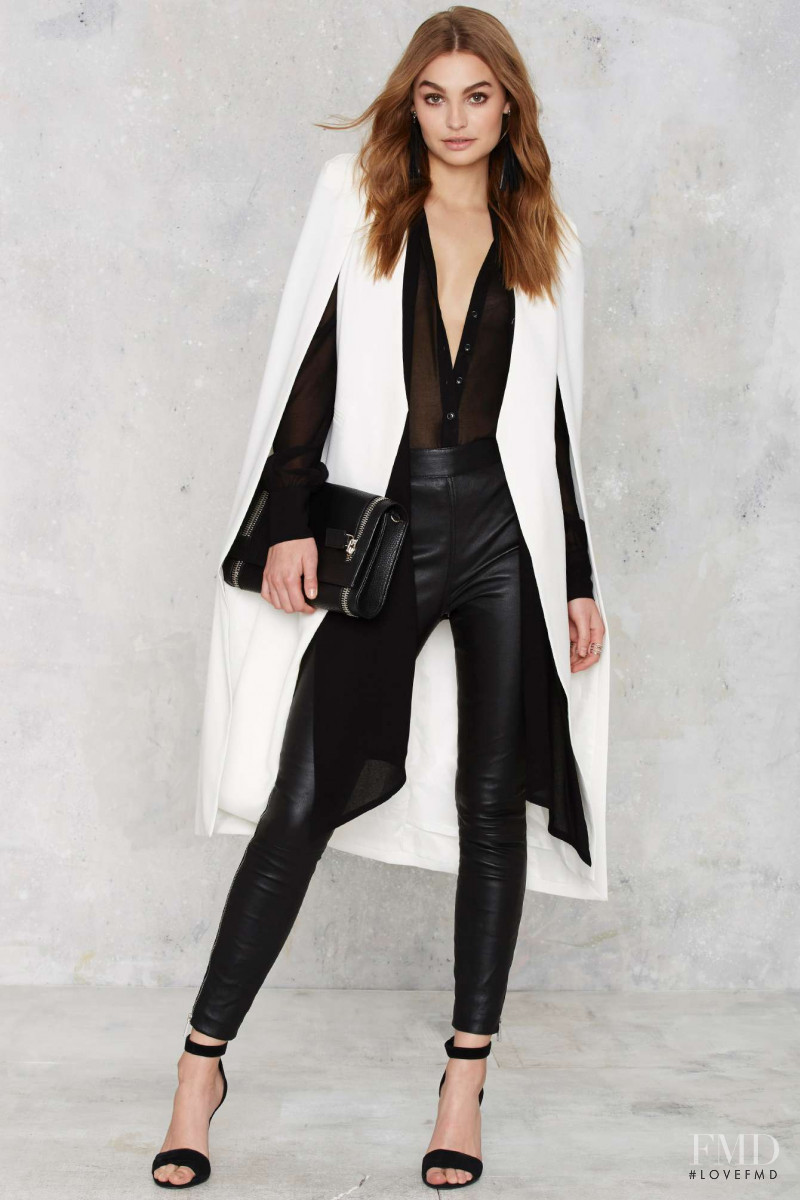 Roosmarijn de Kok featured in  the Nasty Gal catalogue for Autumn/Winter 2015