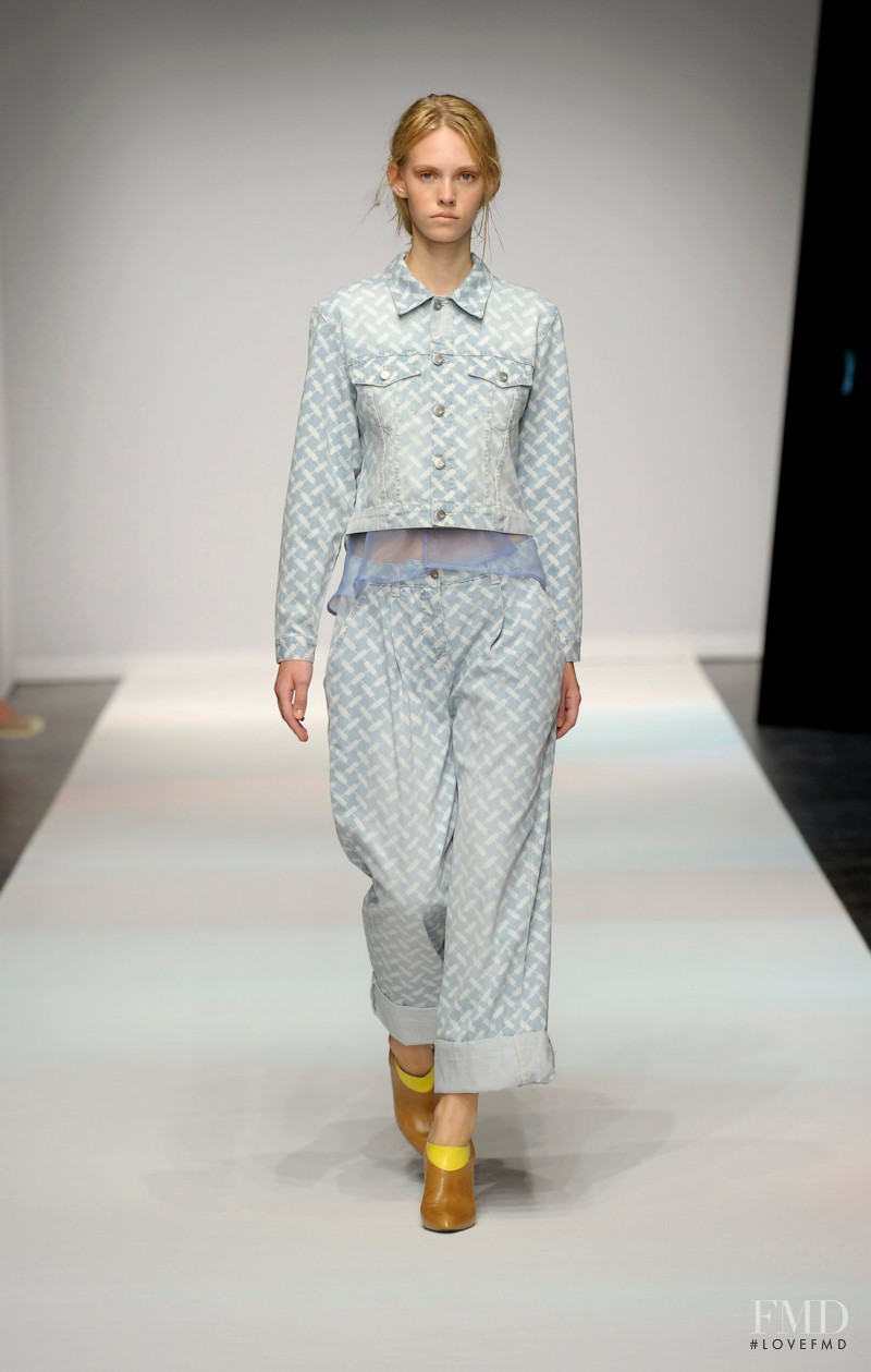 Charlotte Nolting featured in  the Lala Berlin fashion show for Spring/Summer 2015