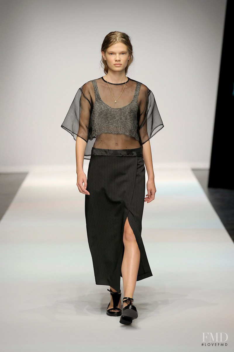 Kornelija Tocionyte featured in  the Lala Berlin fashion show for Spring/Summer 2015