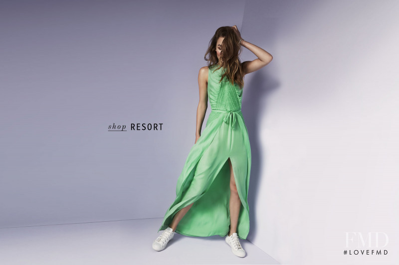 Roosmarijn de Kok featured in  the Sass & Bide Kiss The Sky advertisement for Resort 2016