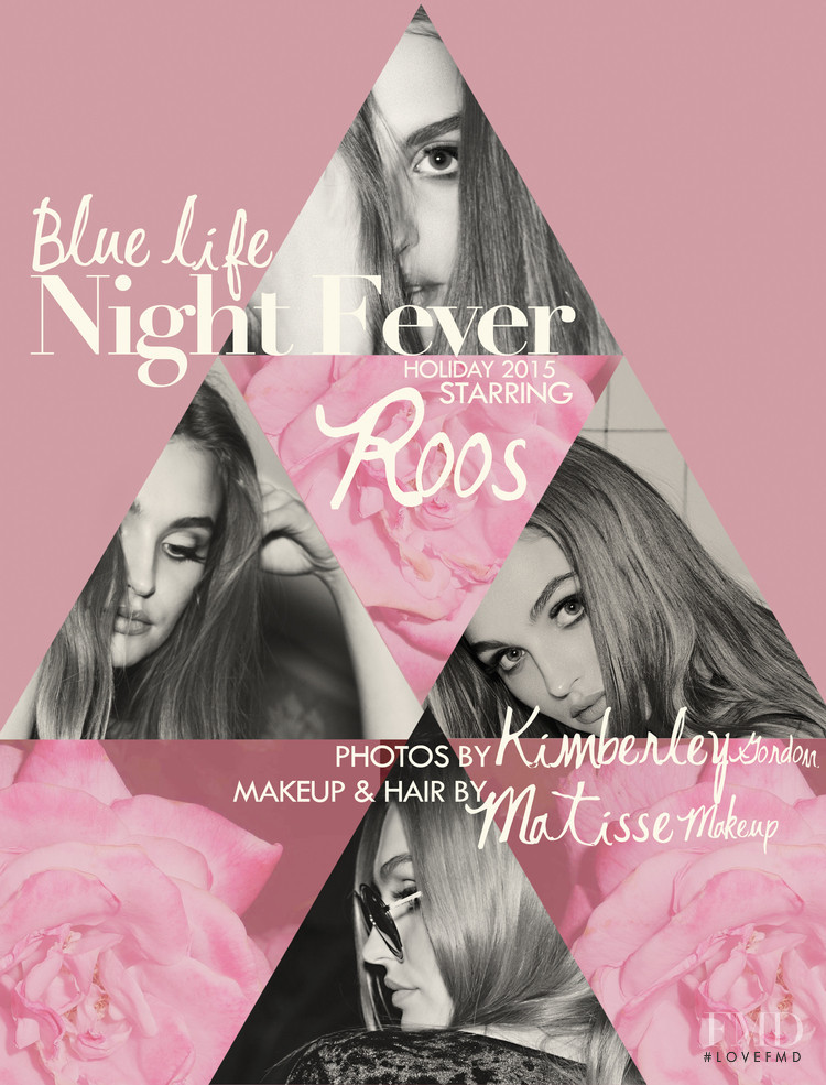 Roosmarijn de Kok featured in  the Planet Blue Night Fever advertisement for Holiday 2015