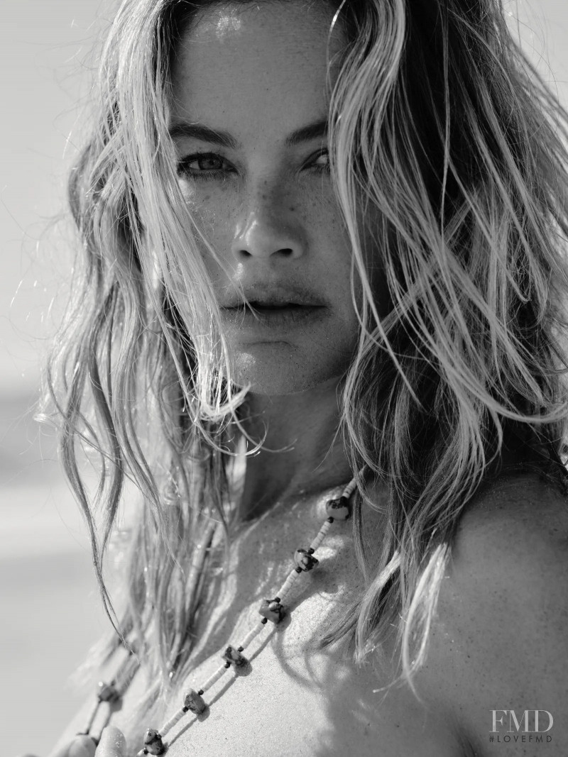 Carolyn Murphy featured in  the Mother Denim Mother Denim x Carolyn Murphy advertisement for Spring/Summer 2022