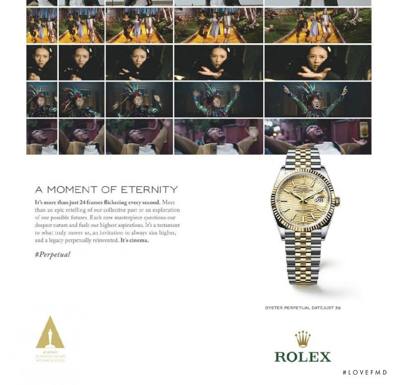 Rolex advertisement for Autumn/Winter 2022