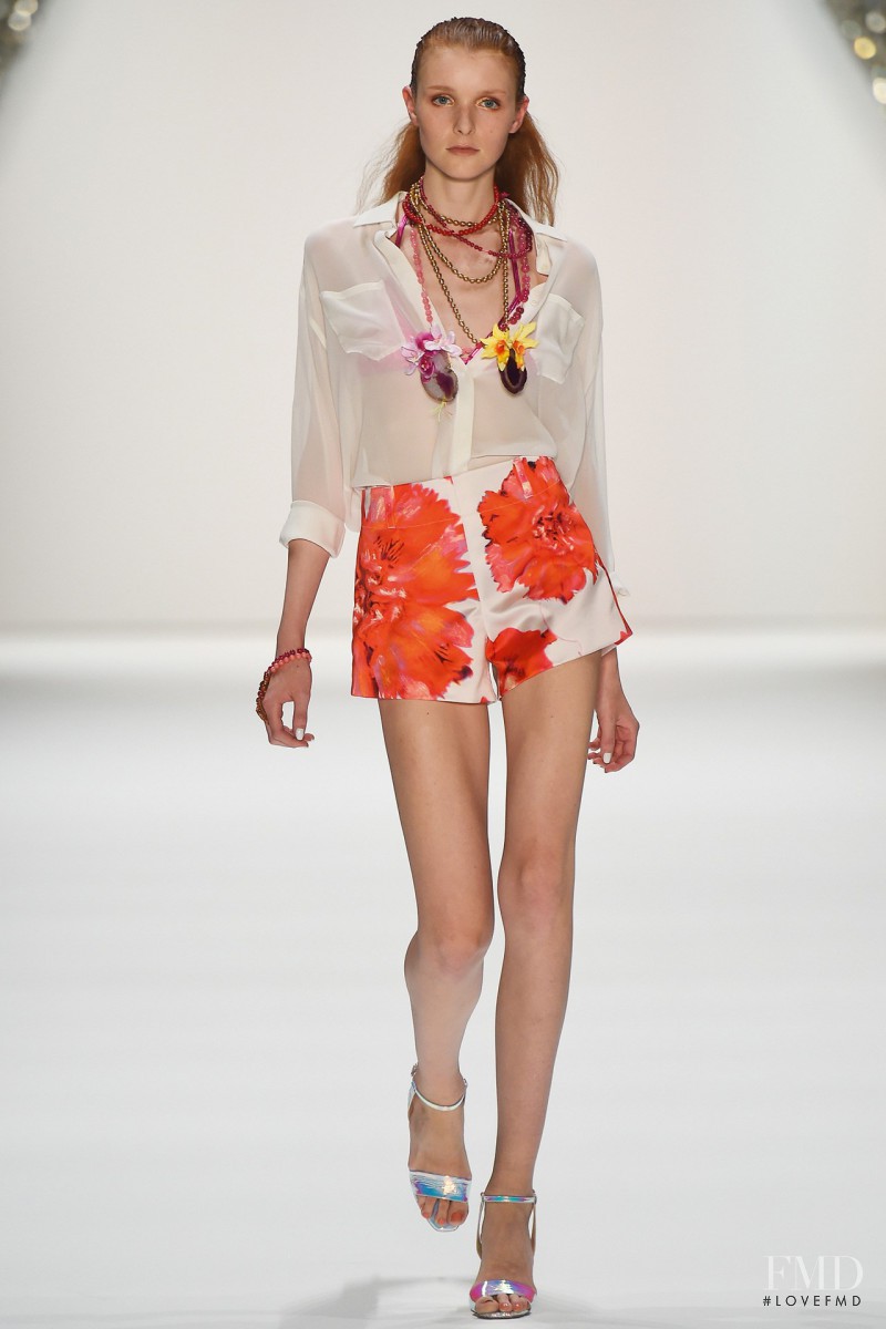 Jada Joyce featured in  the Marc Cain fashion show for Spring/Summer 2015