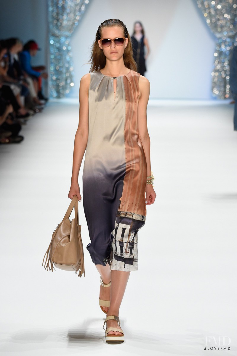 Esther Heesch featured in  the Marc Cain fashion show for Spring/Summer 2015