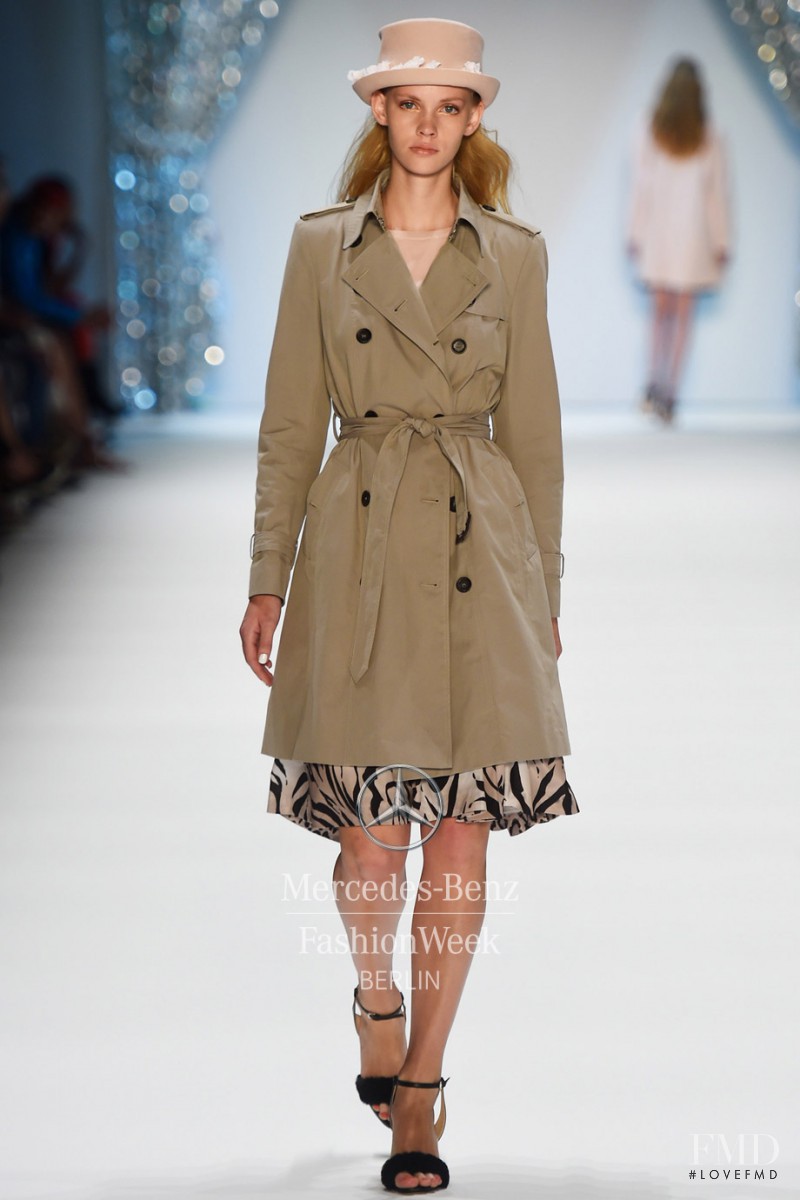 Charlotte Nolting featured in  the Marc Cain fashion show for Spring/Summer 2015