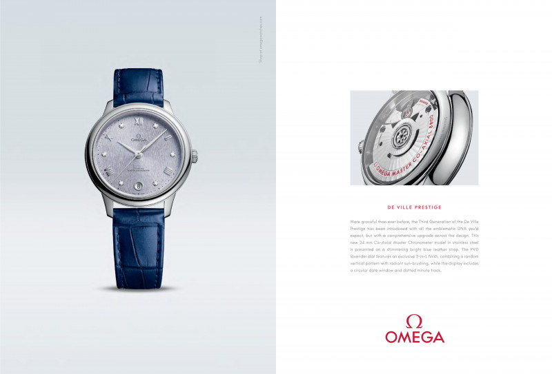 Omega advertisement for Autumn/Winter 2022