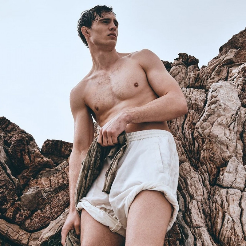 Julian Schneyder featured in  the Giorgio Armani advertisement for Summer 2022