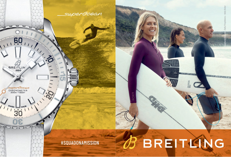 Breitling advertisement for Autumn/Winter 2022