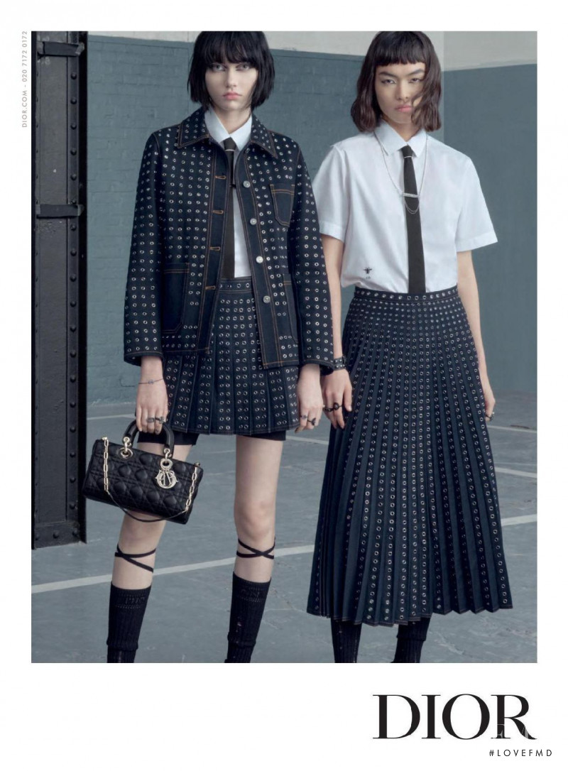 Maryel Uchida featured in  the Christian Dior advertisement for Pre-Fall 2022