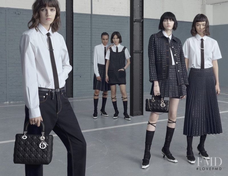 Emilija Stankovic featured in  the Christian Dior advertisement for Pre-Fall 2022