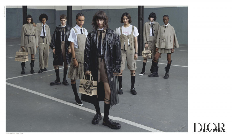 Emilija Stankovic featured in  the Christian Dior advertisement for Pre-Fall 2022