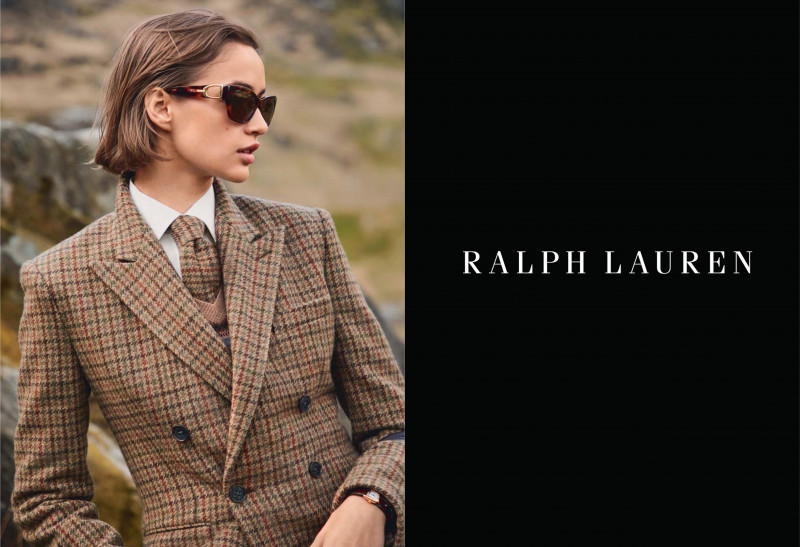 Quinn Elin Mora featured in  the Ralph Lauren advertisement for Autumn/Winter 2022