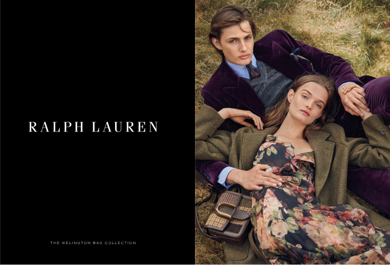 Lulu Tenney featured in  the Ralph Lauren advertisement for Autumn/Winter 2022