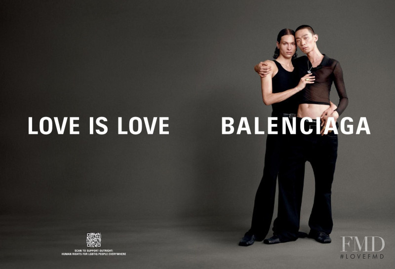 Balenciaga advertisement for Fall 2022