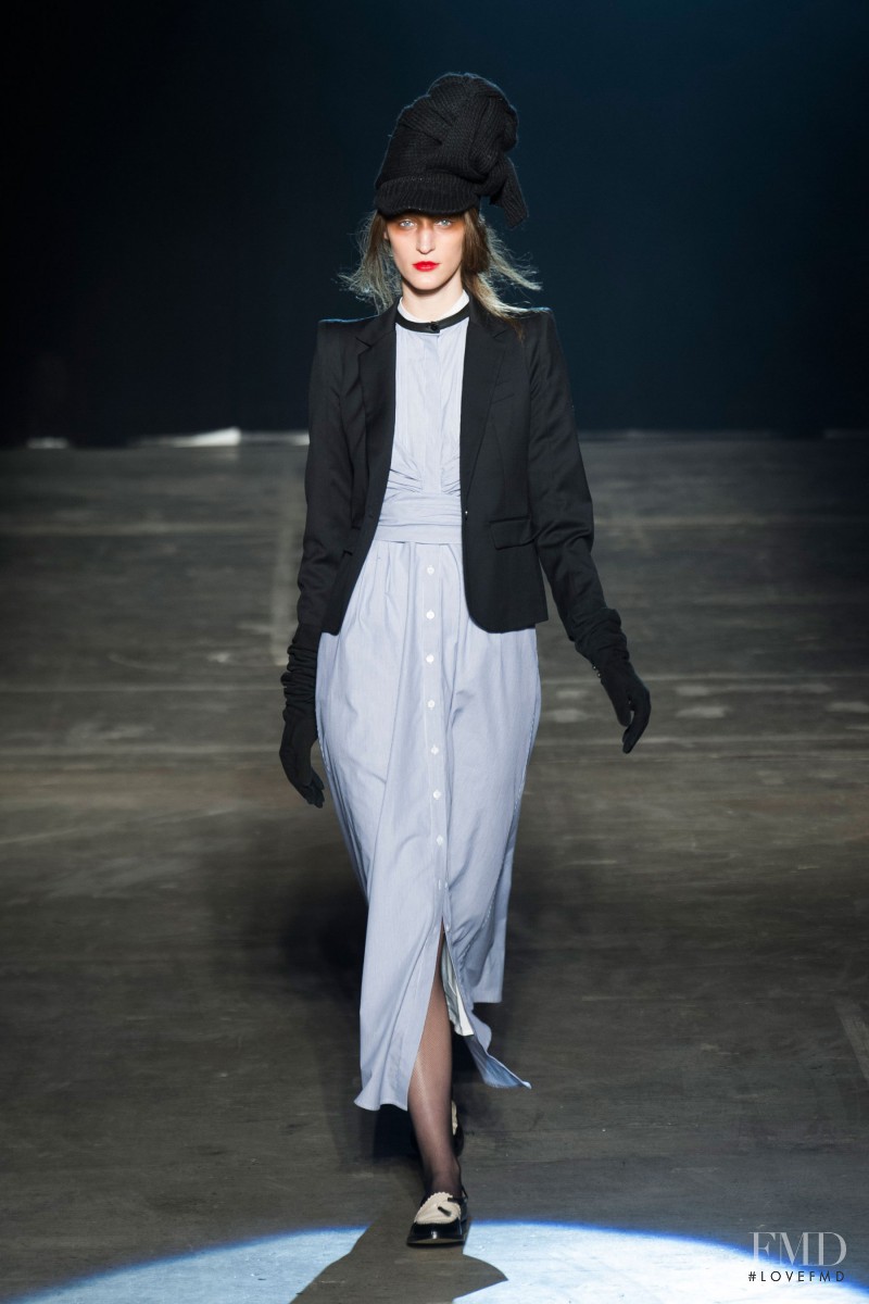 Franzi Mueller featured in  the Boy by Band Of Outsiders fashion show for Autumn/Winter 2013
