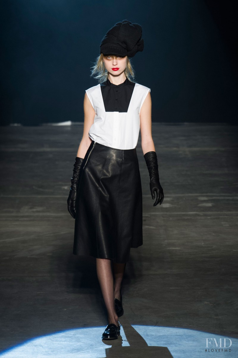 Heloise Guerin featured in  the Boy by Band Of Outsiders fashion show for Autumn/Winter 2013